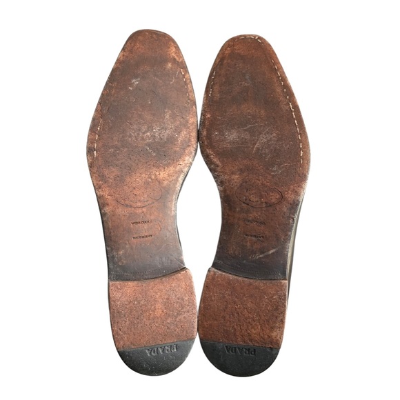 Prada Black Leather Loafers - Picture 6 of 6